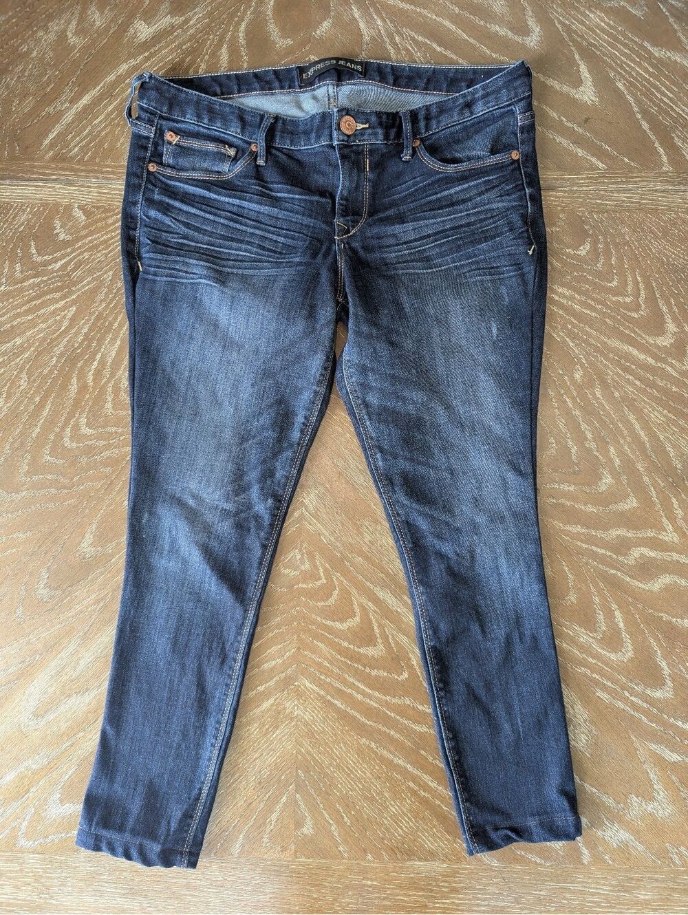Express Stella Low Rise Ankle Skinny Jeans Tumblr Era